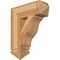 Ekena Millwork Funston Arts & Crafts Rough Sawn Bracket, Western Red Cedar, 6"W x 20"D x 24"H BKT06X20X24FST03RWR - alternate 1